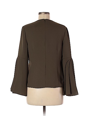 Brandon Maxwell Long Sleeve Blouse (view 2)
