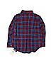 Chaps 100% Cotton Checkered-gingham Blue Long Sleeve Button-Down Shirt Size 3T - photo 2