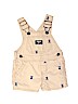 OshKosh B'gosh 100% Cotton Tan Overalls 3-6 MO / 6 MO - photo 1