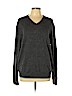 Neiman Marcus 100% Cashmere Gray Cashmere Pullover Sweater Size L - photo 1