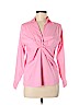 Lands' End Pink Long Sleeve Button-Down Shirt Size 8 (petite) - photo 1