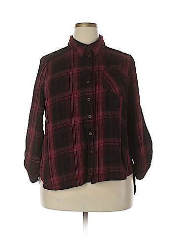 Lane Bryant Long Sleeve Button-Down Shirt (view 1)