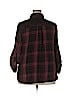 Lane Bryant 100% Rayon Burgundy Long Sleeve Button-Down Shirt Size 18 - 20 Petite - photo 2