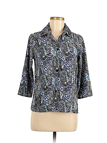 Notations Long Sleeve Button-Down Shirt (view 1)