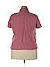 J.jill 100% Linen Red Short Sleeve Button-Down Shirt Size 2X - photo 2
