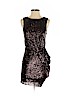 Alice + Olivia 100% Silk Brown Cocktail Dress Size 2 - photo 1