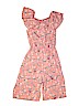 Lily Bleu 100% Polyester Floral Pink Jumpsuit Size 12 - photo 2