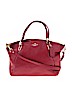 Coach 100% Leather Red Leather Satchel One size - photo 1