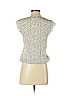 Ann Taylor LOFT Outlet 100% Polyester Ivory Short Sleeve Blouse Size XXS (petite) - photo 2