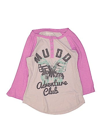 Mudd 3/4 Sleeve Henley (view 1)