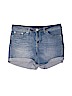 Seven7 Black Denim Shorts Size 14 - photo 1