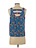 Collective Concepts 100% Polyester Blue Sleeveless Blouse Size S (petite) - photo 2
