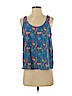 Collective Concepts 100% Polyester Blue Sleeveless Blouse Size S (petite) - photo 1