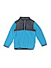 Carter's 100% Polyester Solid Blue Fleece Jacket Size 4T - photo 1