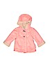 Old Navy Outlet 100% Polyester Solid Pink Coat Size 6-12 mo - photo 1