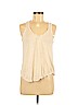 Calypso St. Barth 100% Linen Ivory Tank Top Size M - photo 1