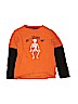 Gymboree 100% Cotton Orange Long Sleeve T-Shirt Size 7 - photo 1