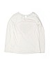 Justice White Long Sleeve T-Shirt Size 10 - photo 2