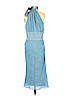 Catherine Malandrino 100% Silk Blue Casual Dress Size 6 - photo 2