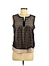Roz & Ali 100% Polyester Black Sleeveless Blouse Size M (petite) - photo 1
