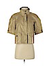 Diane von Furstenberg 100% Linen Gold Jacket Size 4 - photo 1