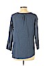 Lucky Brand 100% Cotton Blue 3/4 Sleeve Top Size L - photo 2
