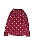 Justice Polka Dots Burgundy Long Sleeve T-Shirt Size 10 - photo 2