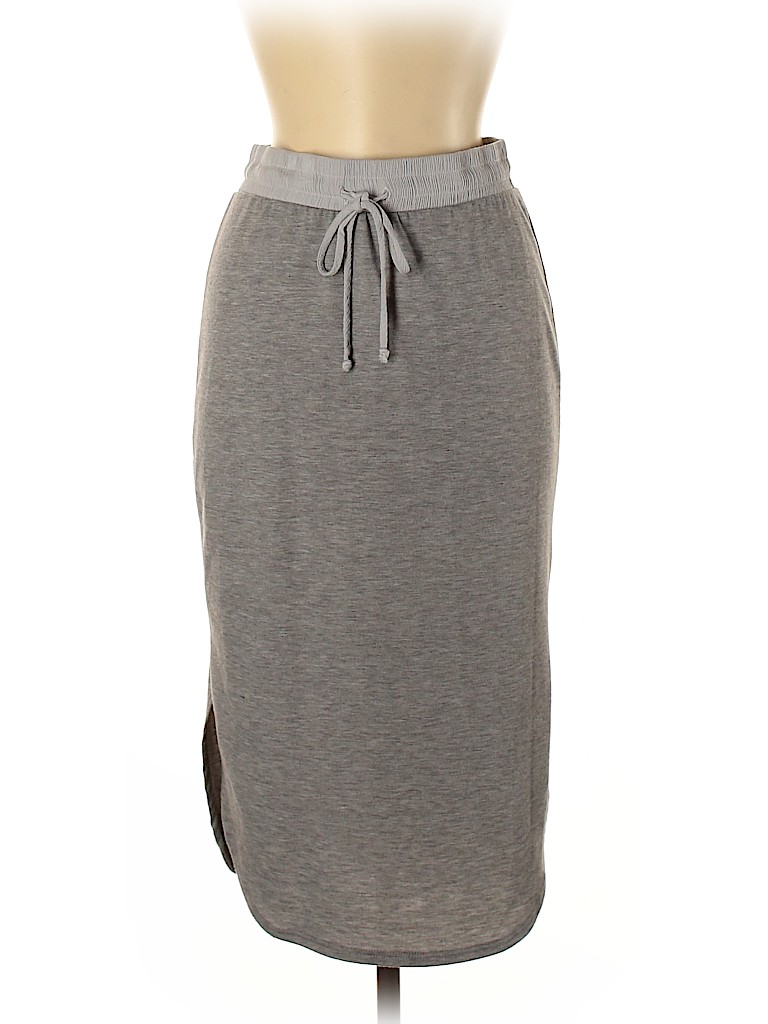 H.I.P. Happening in the Present Gray Casual Skirt Size M - photo 1