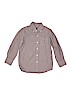 Gap Kids 100% Cotton Gray Long Sleeve Button-Down Shirt Size 6 - 7 - photo 1