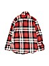 Gap Kids 100% Cotton Checkered-gingham Orange Long Sleeve Button-Down Shirt Size 6 - 7 - photo 2