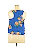 Takara 100% Polyester Blue Sleeveless Blouse Size L - photo 2