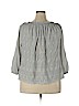 Gap Gray 3/4 Sleeve Blouse Size XXL - photo 2
