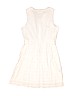 Unbranded 100% Cotton Solid Ivory Dress Size 7 - 8 - photo 2
