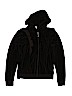 Wonder Nation 100% Cotton Solid Black Zip Up Hoodie Size 14 - 16 - photo 1