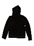 Wonder Nation 100% Cotton Solid Black Zip Up Hoodie Size 14 - 16 - photo 2