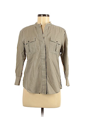 James Perse 3/4 Sleeve Blouse (view 1)