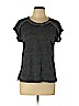 Liz Claiborne Gray Short Sleeve Top Size L (petite) - photo 1