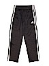 Adidas 100% Polyester Solid Black Track Pants Size 8 - photo 1