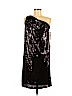 Badgley Mischka 100% Silk Black Cocktail Dress Size S - photo 1