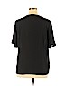 Roz & Ali 100% Polyester Black Short Sleeve Blouse Size XL - photo 2