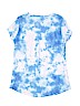 Justice 100% Polyester Blue Short Sleeve T-Shirt Size 14 - 16 - photo 2