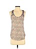 Lush 100% Polyester Tan Tank Top Size S - photo 1