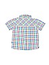 JoJo Maman Bebe 100% Cotton Checkered-gingham Red Short Sleeve Button-Down Shirt Size 4 - 5 - photo 2