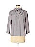 Halogen White Long Sleeve Blouse Size M (petite) - photo 1