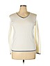 W. by Wantable White Pullover Sweater Size XL - photo 1