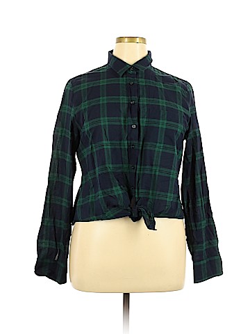 J. Crew Factory Store Long Sleeve Button-Down Shirt (view 1)