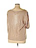 J.Crew 100% Linen Tan 3/4 Sleeve Top Size XL - photo 2