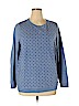 Kim Rogers Blue Pullover Sweater Size XL - photo 1