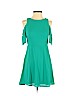 Banana Republic 100% Polyester Green Casual Dress Size 00 (petite) - photo 1
