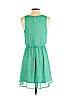 Lush 100% Polyester Green Casual Dress Size S - photo 2